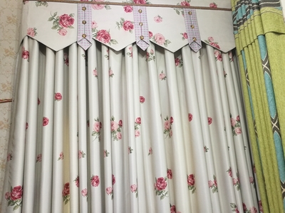 金堂窗簾第一店“五洲布藝” 打開窗簾，欣賞美景布藝窗簾